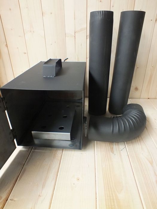 Zestaw do wędzarni 40 cm palenisko, rury, kolano