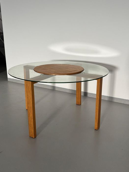 Mesa com centro rotativo 150cm