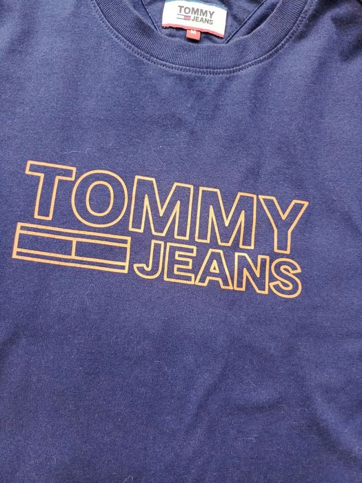 Tommy Jeans oryginalna bluza regular fit rozm.M granatowa