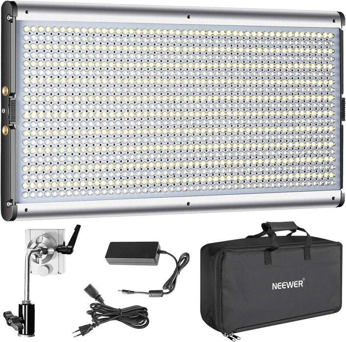 Dual Kit of 2 LED Lights and Tripods with a Total of 1920 LEDs – New64298347723266121