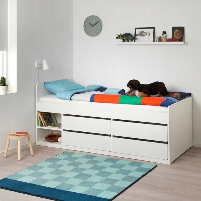 Łóżko młodzieżowe Ikea Skalt 90x200