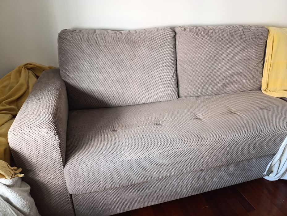 Sofá-Cama de canto (ler descrição)