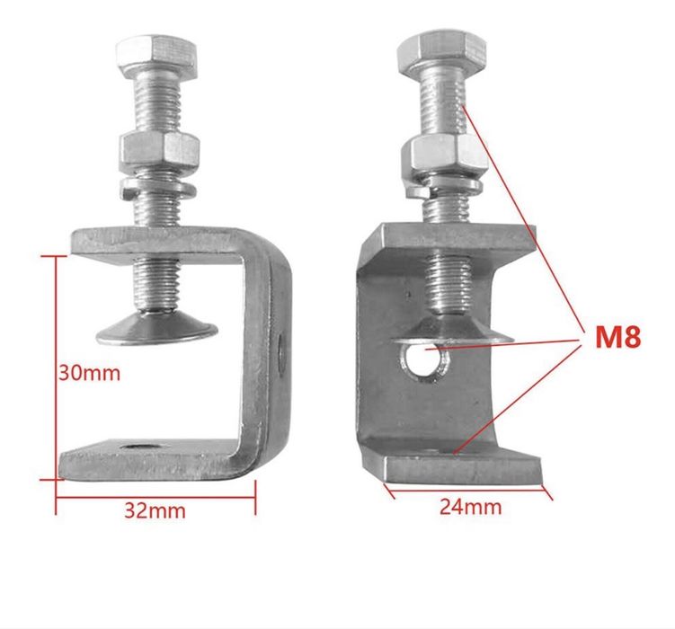 Струбцина нерж 5шт 200 грн