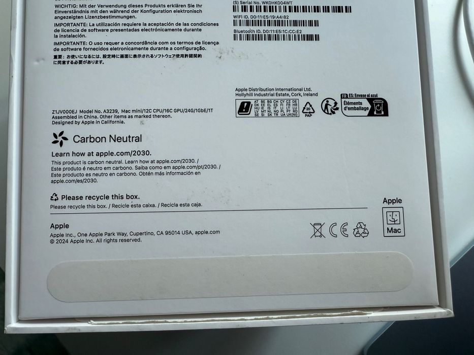 Mac mini | 2025 | M4 Pro | 24gb| 1tb