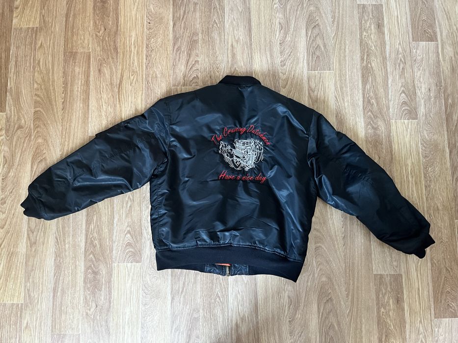 Куртка бомбер вінтажна