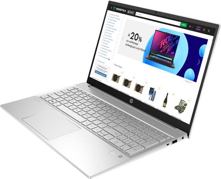 Ноутбук HP Pavilion 15-eh1106ua/AMD Ryzen 5 5500U/RAM 16 ГБ/SSD 512 ГБ