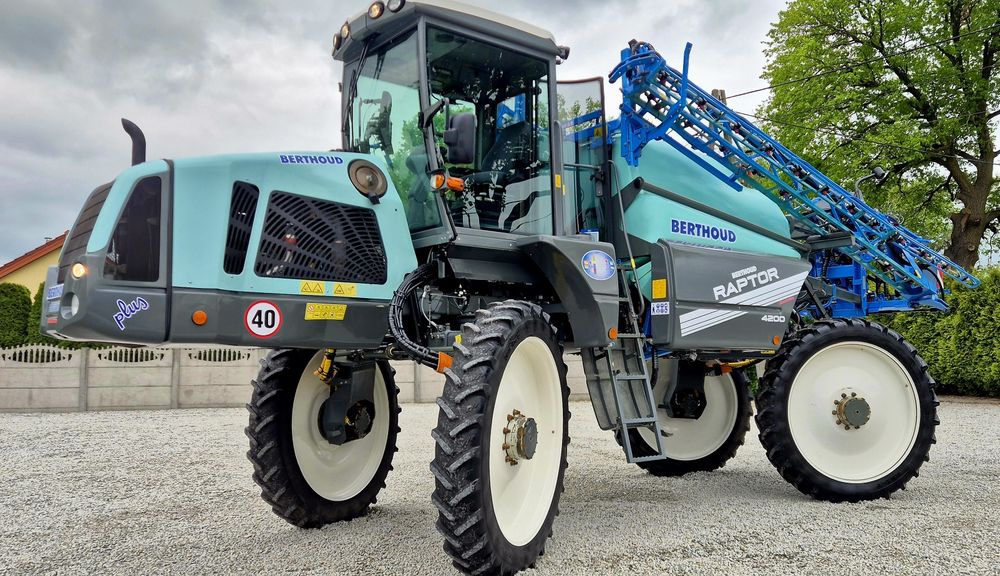Opryskiwacz Samojezdny Berthoud Raptor 4200l, 24/21m, stan BDB, Nawigacja!!