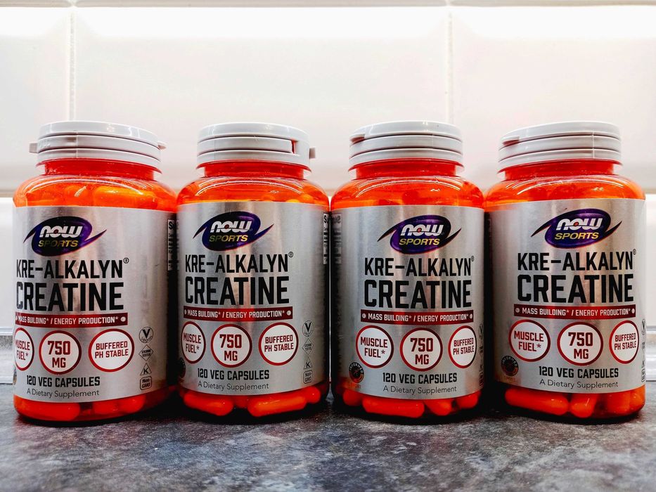 Now Foods, Kre-Alkalyn Creatine 750 мг (120 капс.), креатин