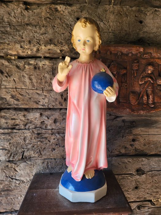 Duża figura Dzieciątko Pan Jezus Władca Wszechświata