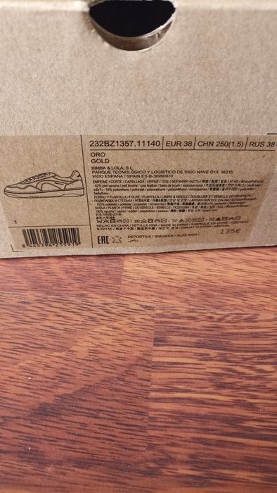 Ténis pele da Bimba y Lola 38 como novos