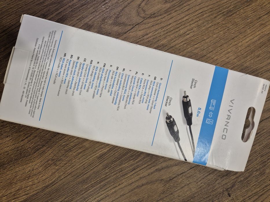 VIVANCO RCA Cable (5.0 m)64740893364611122