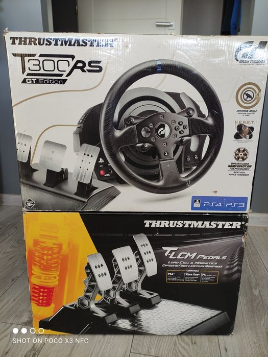 Kierownica THRUSTMASTER T300 zestaw pedałów Thrustmaster T-LCM