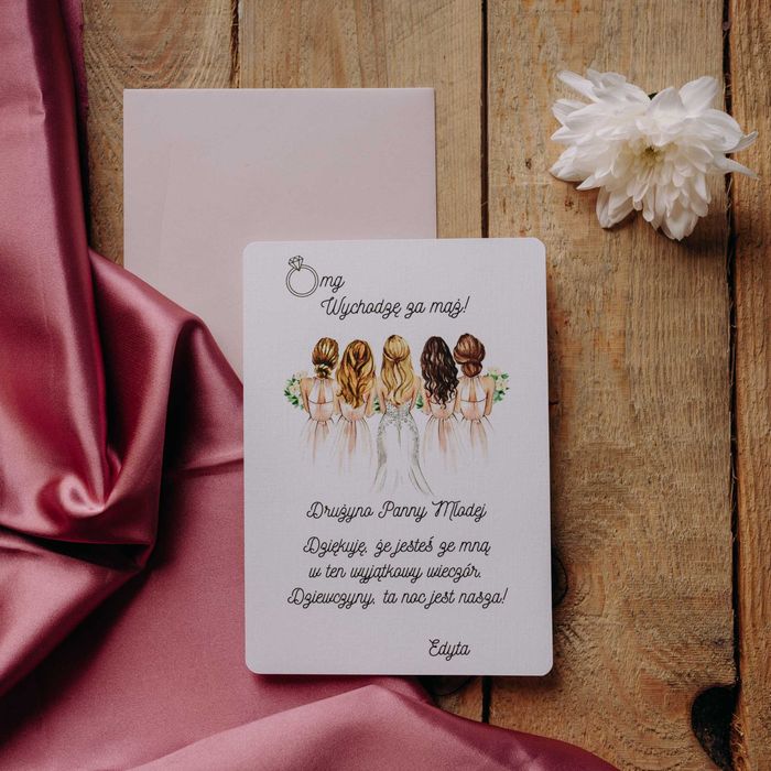 Podziękowania dla świadkowej - OMG wychodze za mąż!