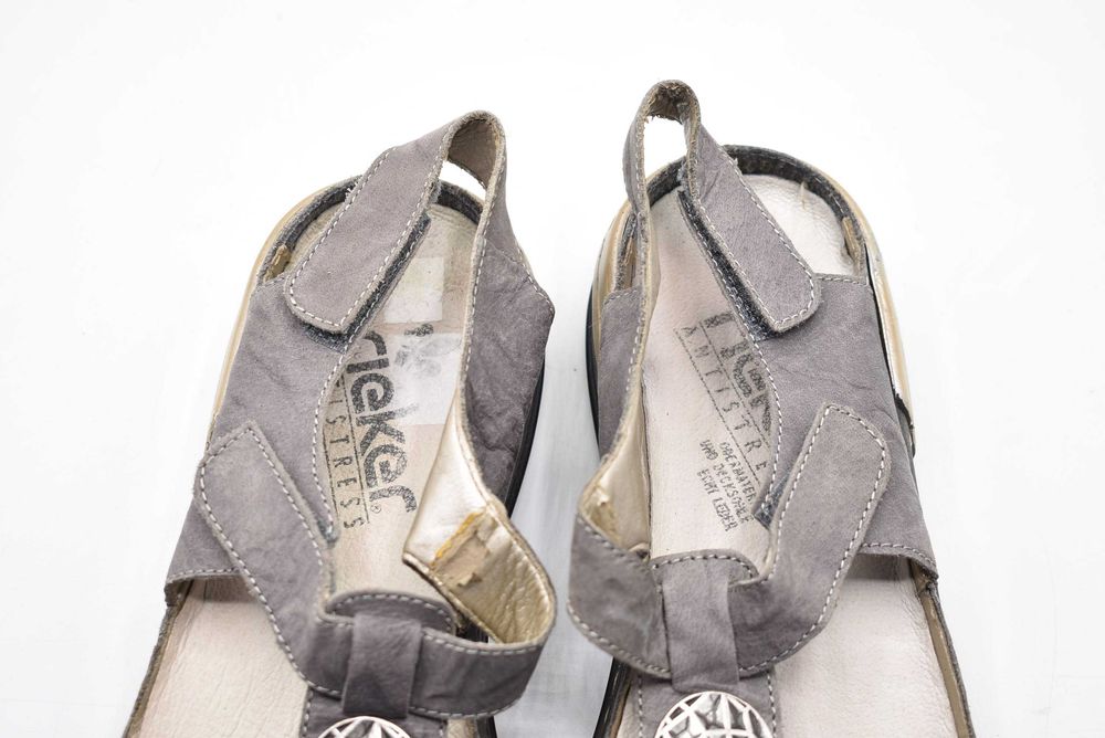 skórzane , wygodne sandały Rieker ( 39 )