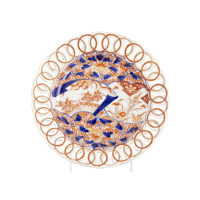 Porcelana Japonesa - Prato imari ano 1800