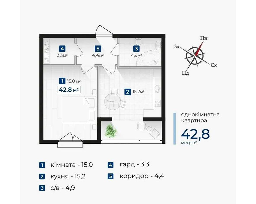 Готова. 1к квартиру в одному з найкращих ЖК м. Івано-Франківськ