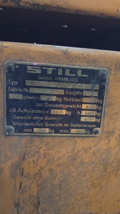 Empilhador Elétrico Still Duplex 1200kg