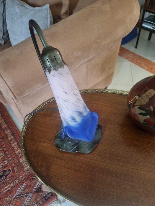 candeeiro de mesa vintage A. de France