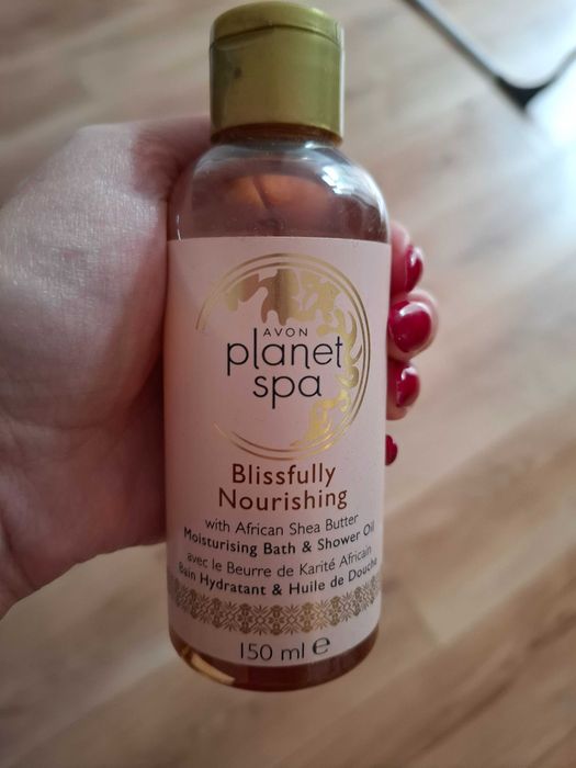 Avon Planet Spa blissfully olejek z masłem shea unikat