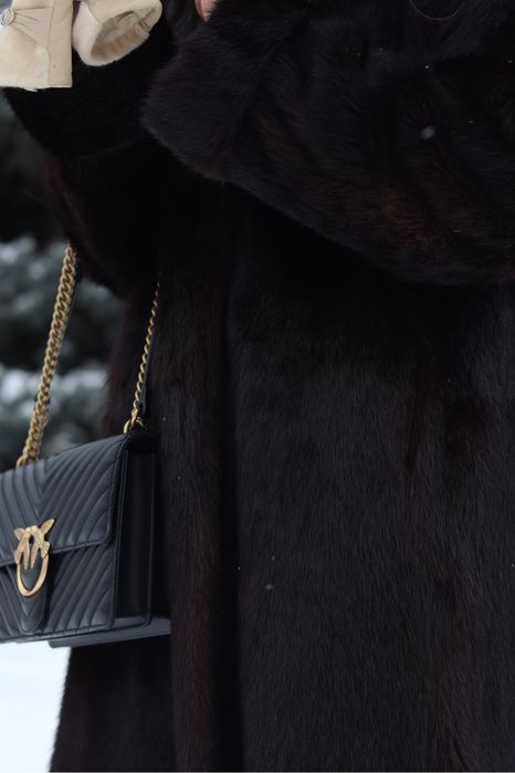 Норкова шуба Saga mink