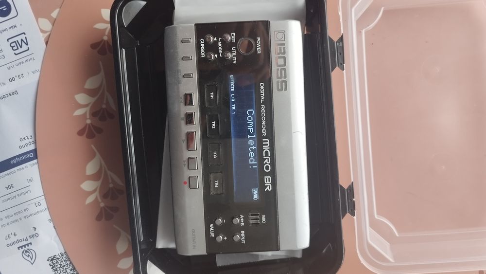 Boss  micro BR efeitos guitarra
