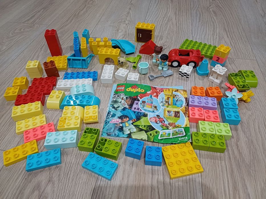 Lego duplo pudełko z klockami delux 10914