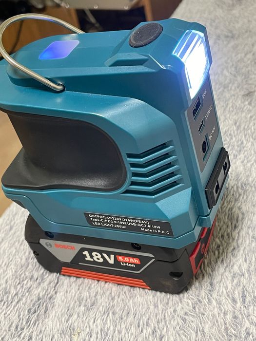 Инвертор, преобразователь с 18 вольт на 220. Bosch. Новый