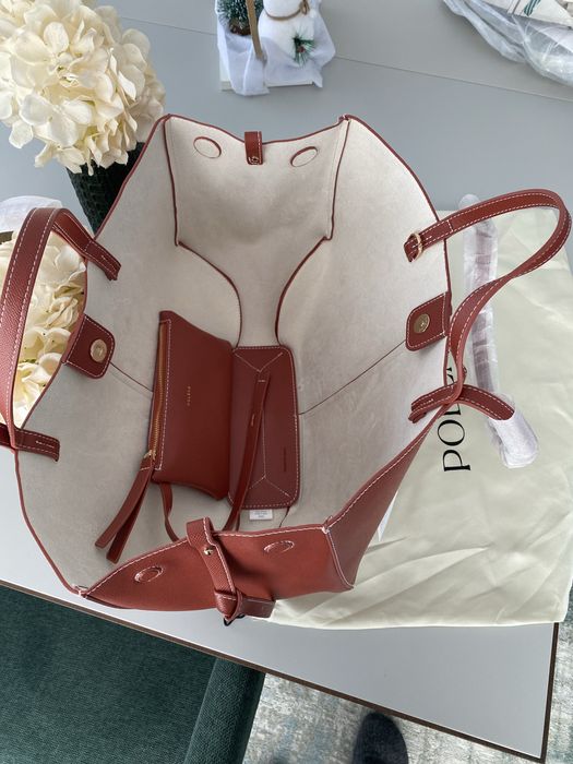 Mala Polene Cyme Cognac