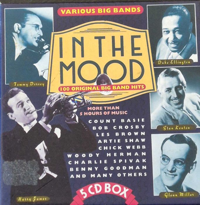 Zestaw 5 płyt CD-100 oryginalnych hitów big bandów + CD - That`s Jazz.