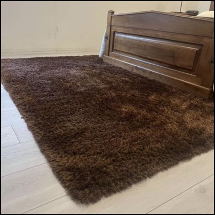 Brown Shaggy Rug