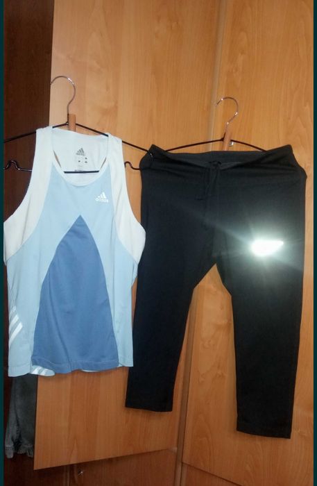 Adidas,Nike nowe leginsy Gratis koszulka,roz XS,S