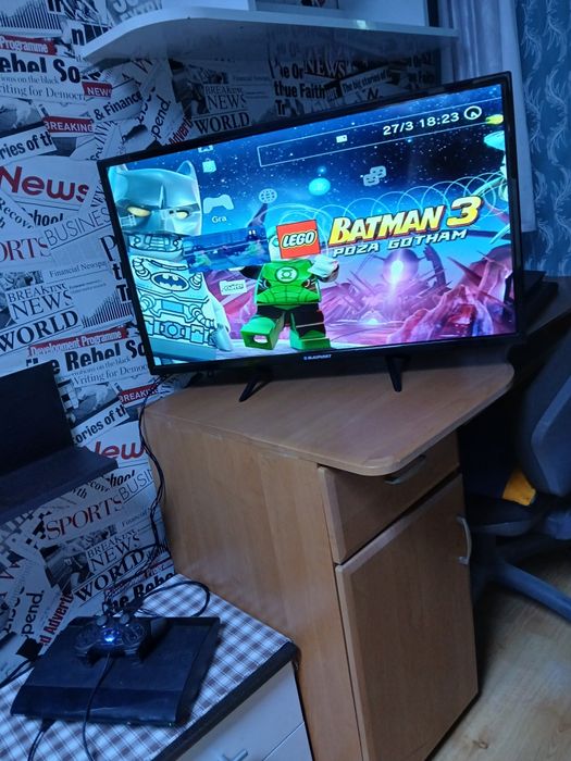 PS3 Sony PlayStation 3 Super Slim 500GB + gra lego batman 3