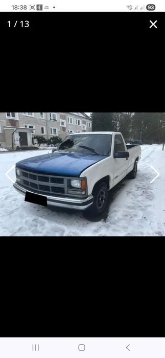Chevrolet C/K Pickup pożar