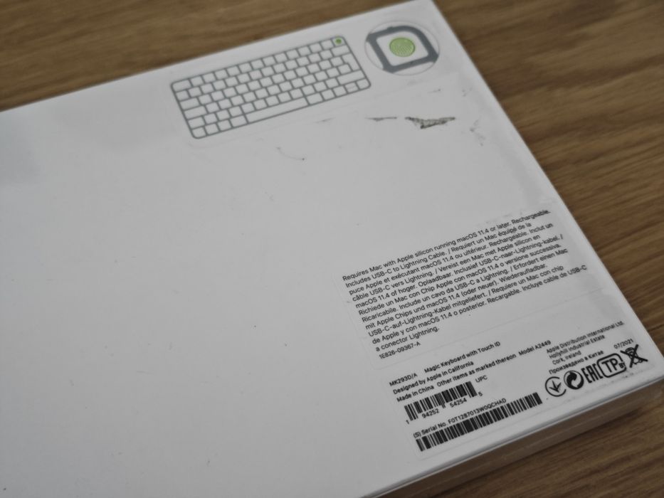 Nowa klawiatura Apple Magic keyboard with touch id gwarancja