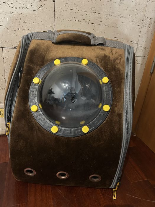 Mochila de transport animais