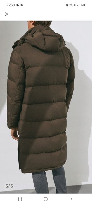 Massimo dutti Płaszcz puchowy Nowy