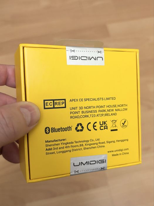 Бездротові навушники UMIDIGI AirBuds U Red — НОВІ, запечатані