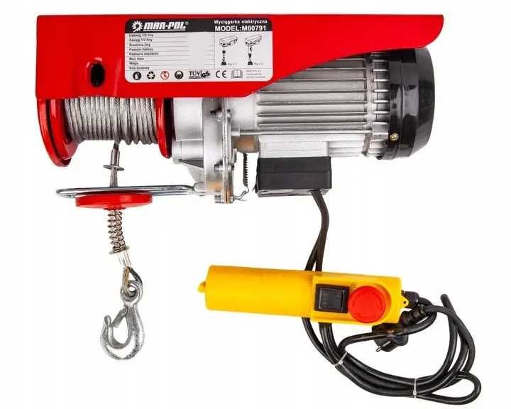Тельфер лебедка таль електрическая MAR-POL 500 1000 kг підомник