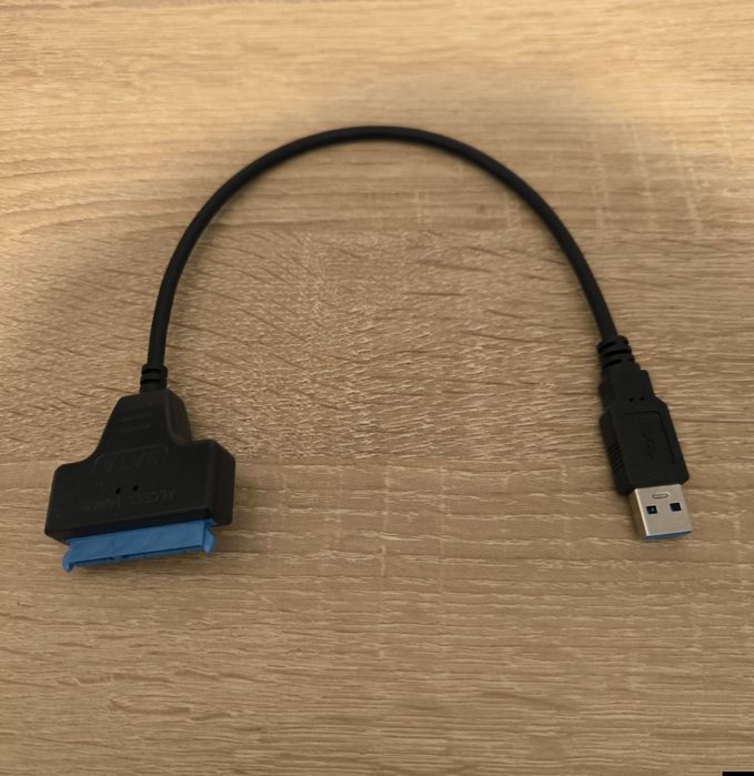 Kabel SATA do USB 3.0 / 2.0 do 6 Gb/s dla dysku SSD lub HDD