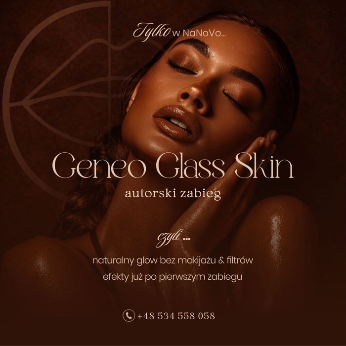 GENEO GLASS SKIN Wieloeatapowy zabieg rozswietlajacy na skóre