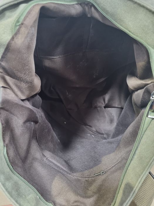 Oliwkowa torebka shopper
