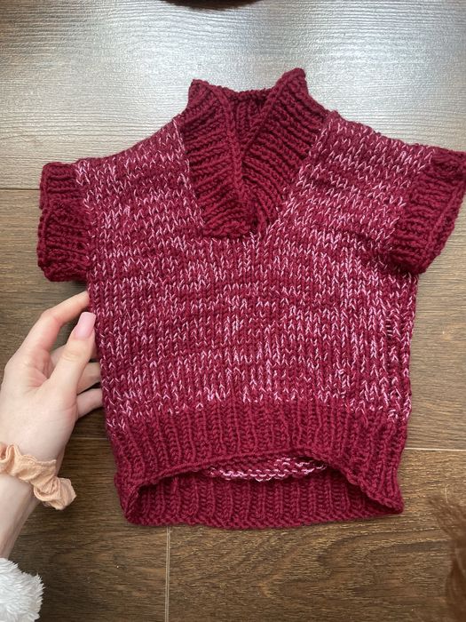 Вязанный костюм  для собаки