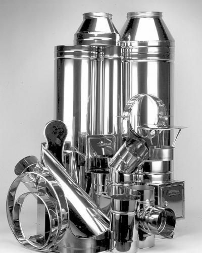 IRONVENT Труба Димохід 120 150 180 200 250 нержавіюща сталь