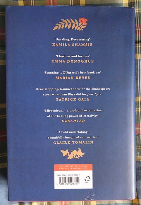 Livro Hamnet de Maggie O'Farrell