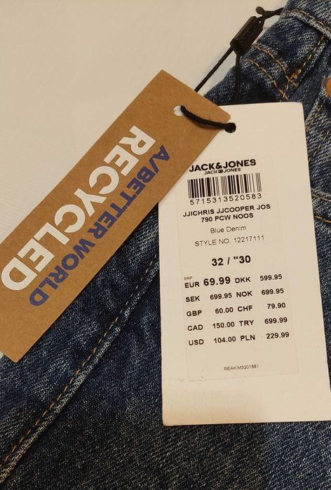 Spodnie Jack & Jones JJICHRIS JJCOOPER JOS 790 PCW NOOS roz. 32x30