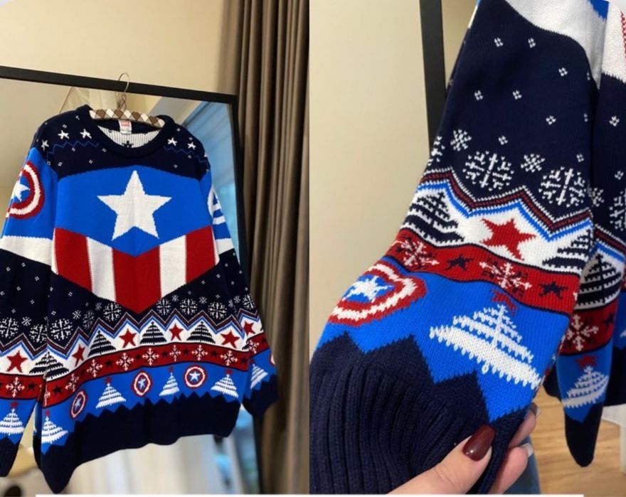 Светр свитер кофта марвел marvel