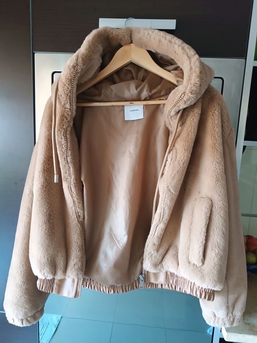 Casaco pele bege T.L