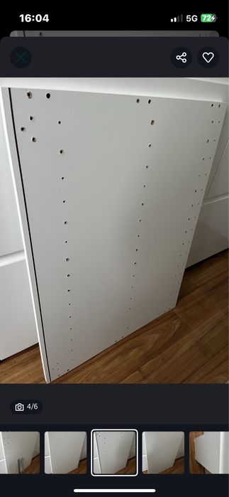 Obudowa korpus metod od ikea bez tyłu 40x60 x80 cm dolna