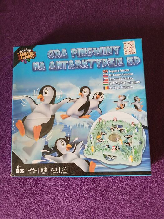 Gra Planszowa Pingwiny na Antarktydzie 3D