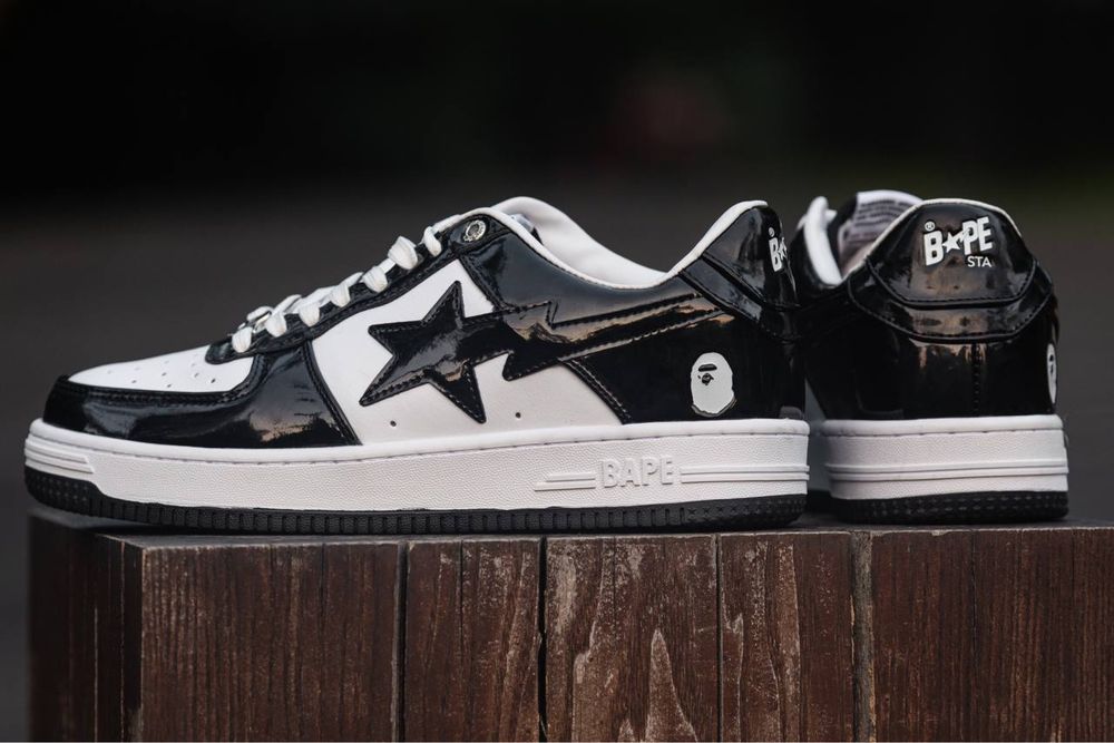 Buty Bape STA Patent Black 37-45 unisex trampki